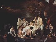 Francesco Hayez Bath of the Nymphs china oil painting reproduction
